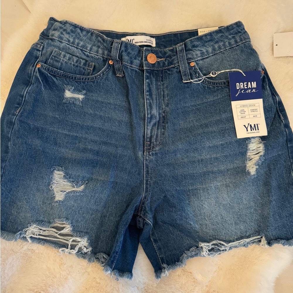 YMI Women's Blue Denim Shorts